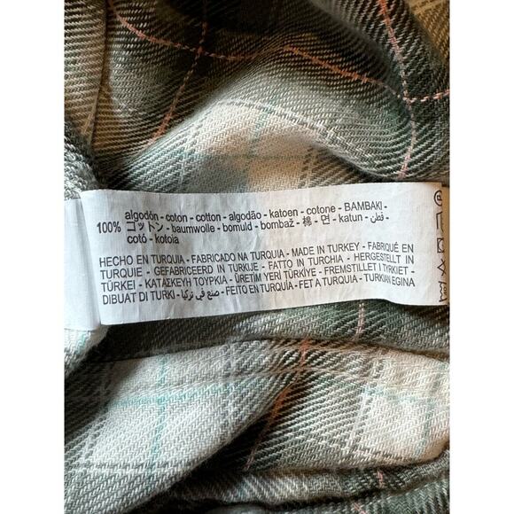 ZARA Plaid Flannel Overshirt, buttoned shirt, Vintage Size Large - Picture 10 of 15